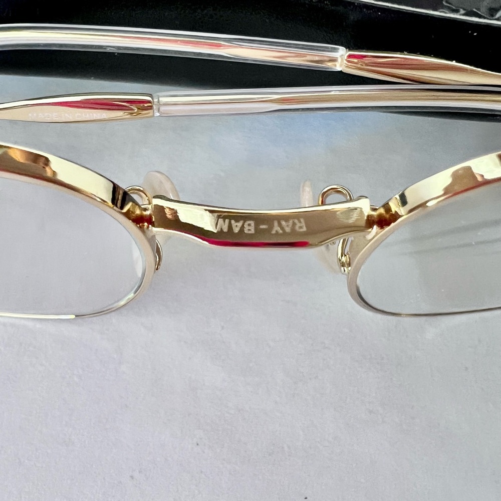 Rayban 6496 Gold Frames - Picture 4 of 12